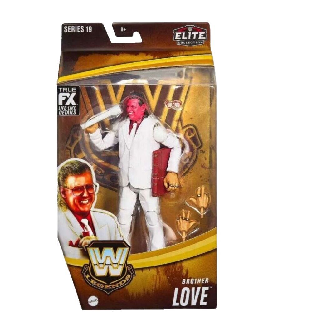 WWE Wrestling Legends Elite Collection Series 19 Brother Love Action Figure. NEW